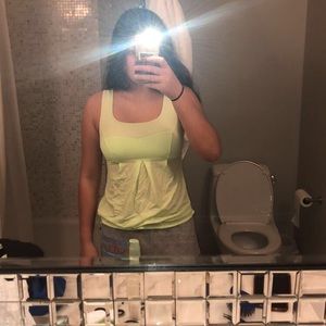 Green Lulu lemon tank top
